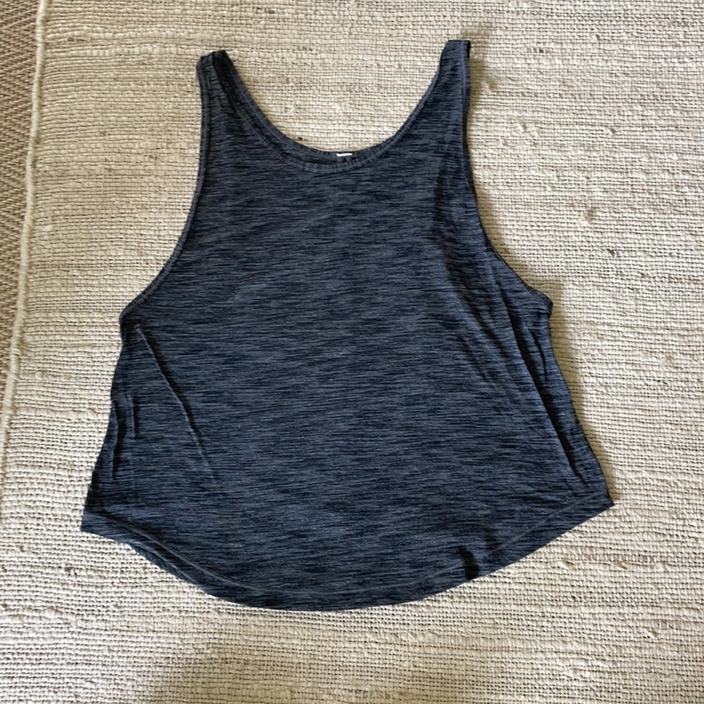 Lululemon heather gray workout tank